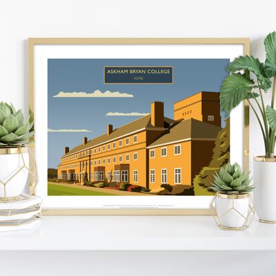 Askham Bryan College, York - Impression d'art premium 11 x 14 po