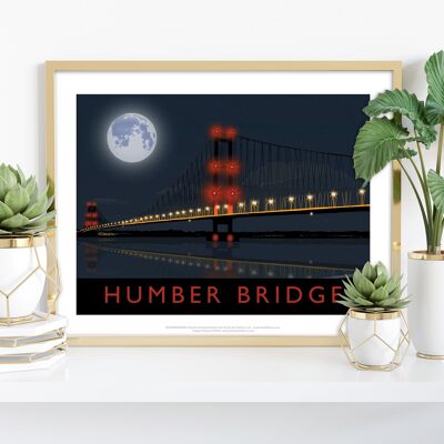 Humber Bridge, Yorkshire – Premium-Kunstdruck im Format 11 x 14 Zoll