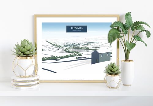 Thwaite, Swaledale In Snow - Richard O'Neill Art Print