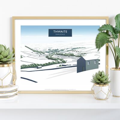 Thwaite, Swaledale In Snow - Richard O'Neill Art Print