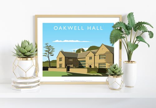 Oakwell Hall By Artist Richard O'Neill - Premium Art Print