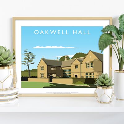 Oakwell Hall By Artist Richard O'Neill - Premium Art Print