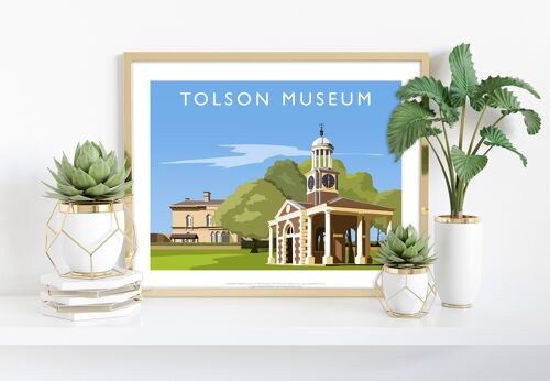 Tolson Museum By Artist Richard O'Neill - Premium Art Print