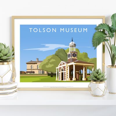 Museo Tolson por el artista Richard O'Neill - Impresión de arte premium