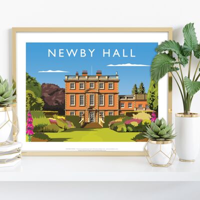 Newby Hall By Artist Richard O'Neill - Premium Art Print