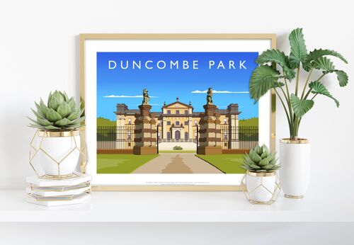 Duncombe Park By Artist Richard O'Neill - Premium Art Print