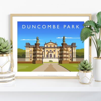 Duncombe Park von Künstler Richard O'Neill – Premium-Kunstdruck