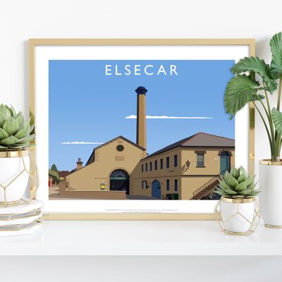 Elsecar von Künstler Richard O'Neill – Premium-Kunstdruck, 27,9 x 35,6 cm