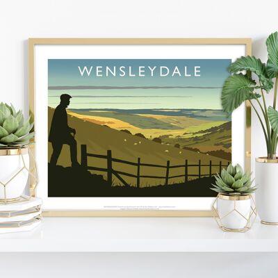 Wensleydale By Artist Richard O'Neill - Premium Art Print