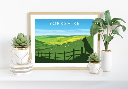 Sunny Yorkshire By Artist Richard O'Neill - Art Print