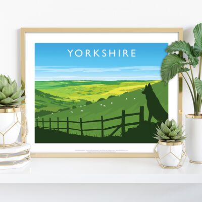 Sunny Yorkshire von Künstler Richard O'Neill - Kunstdruck