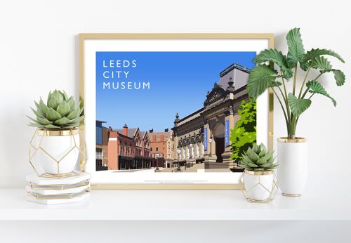 Leeds City Museum By Artist Richard O'Neill - Art Print