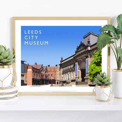 Leeds City Museum By Artist Richard O'Neill - Art Print