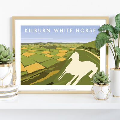 Kilburn White Horse por el artista Richard O'Neill - Lámina artística