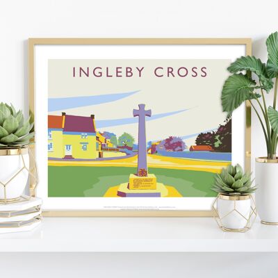 Ingleby Cross By Artist Richard O'Neill - Premium Art Print