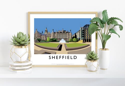 Sheffield By Artist Richard O'Neill - Premium Art Print