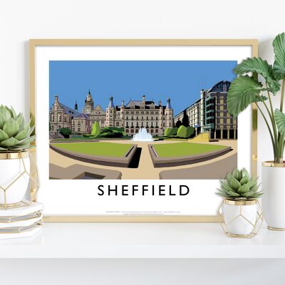 Sheffield por el artista Richard O'Neill - Impresión de arte premium
