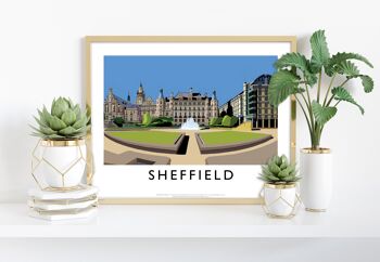 Sheffield par l'artiste Richard O'Neill - Impression d'art premium