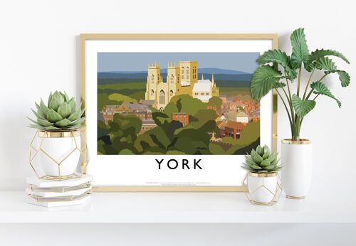 York By Artist Richard O'Neill - 11X14” Premium Art Print