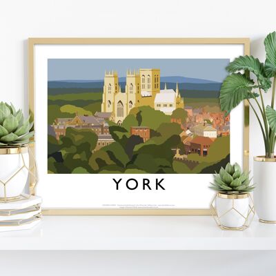 York vom Künstler Richard O'Neill – Premium-Kunstdruck, 27,9 x 35,6 cm