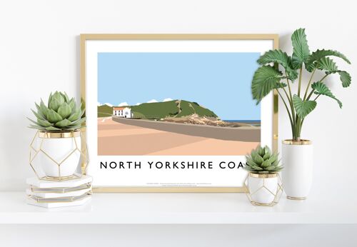 North Yorkshire Coast By Artist Richard O'Neill Art Print