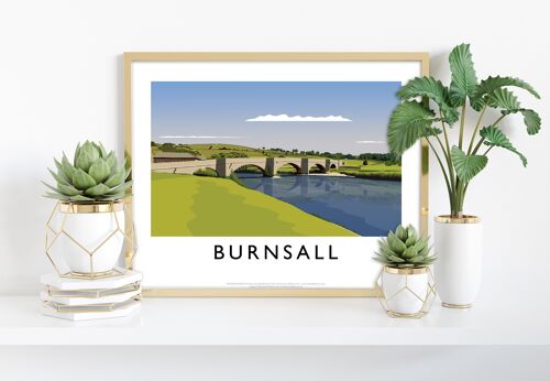 Burnsall By Artist Richard O'Neill - Premium Art Print