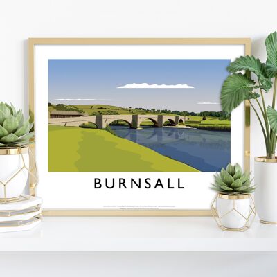 Burnsall dell'artista Richard O'Neill - Stampa d'arte premium