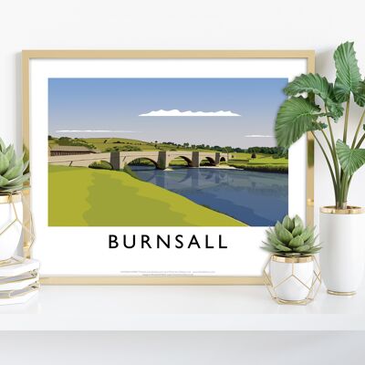 Burnsall By Artist Richard O'Neill - Premium Art Print