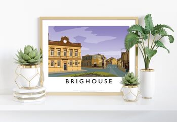 Brighouse par l'artiste Richard O'Neill - Impression d'art premium