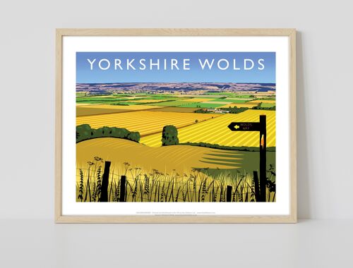 Yorkshire Wolds By Artist Richard O'Neill - Art Print