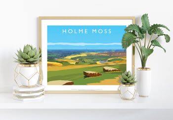 Holme Moss par l'artiste Richard O'Neill - Impression d'art premium