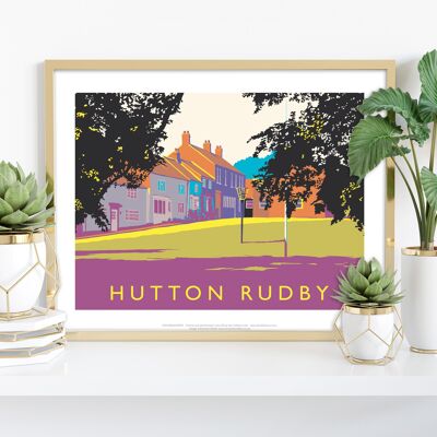 Hutton Rudby By Artist Richard O'Neill - Premium Art Print