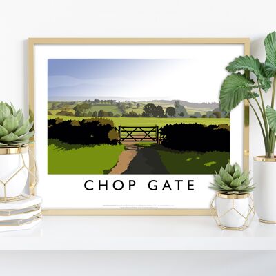Chop Gate von Künstler Richard O'Neill – Premium-Kunstdruck