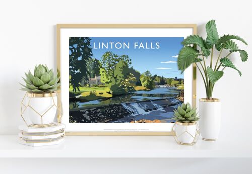 Linton Falls By Artist Richard O'Neill - Premium Art Print