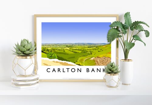 Carlton Bank, Landscape By Artist Richard O'Neill Art Print