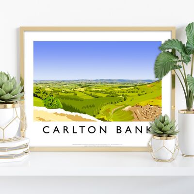Carlton Bank, Landschaft des Künstlers Richard O'Neill Kunstdruck