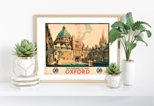 This England Of Ours Oxford - 11X14” Premium Art Print