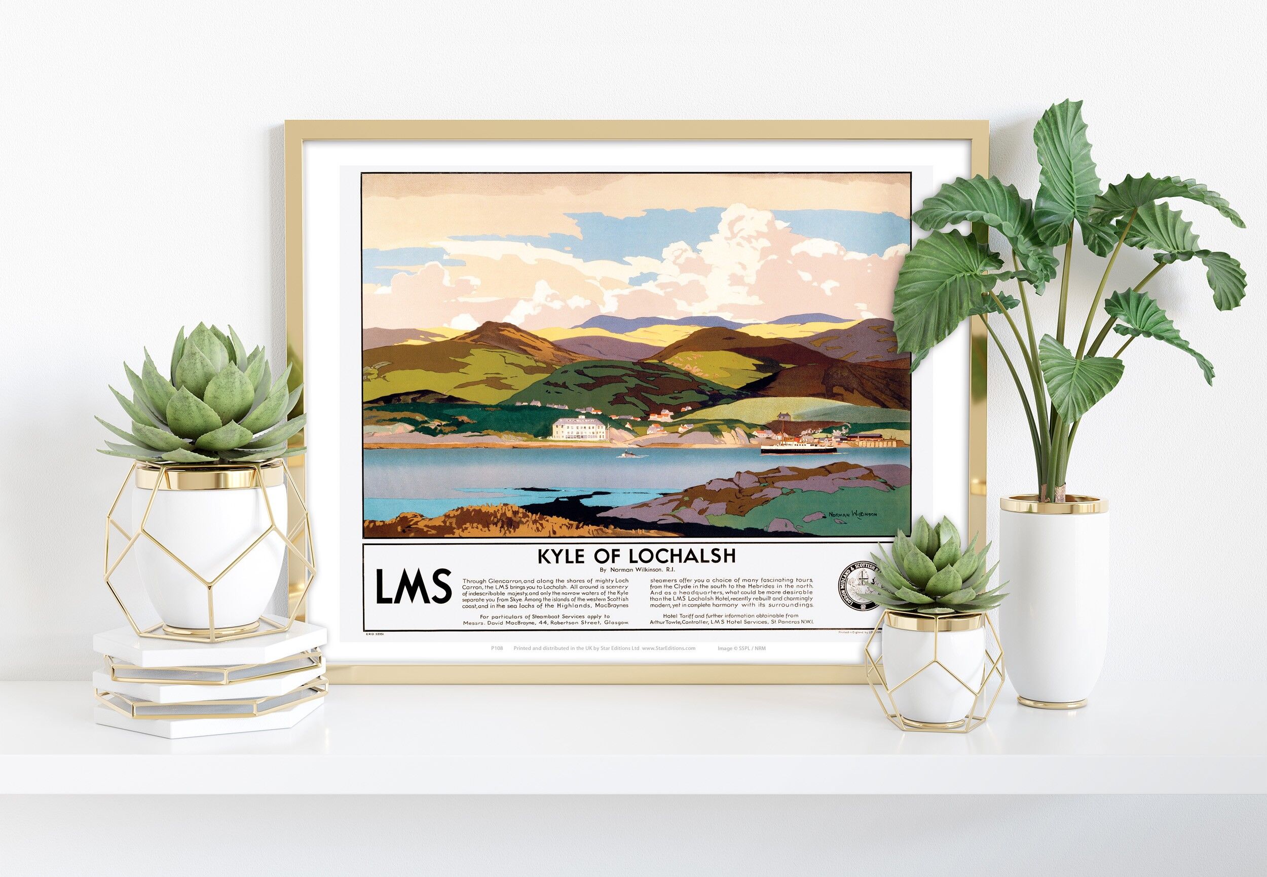 Kyle Of Lochalsh - Stampa d'arte premium 11 x 14".