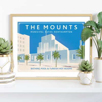 The Mounts, Bains municipaux Northampton - Impression d'art premium