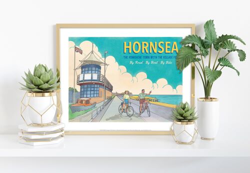 Hornsea, The Yorkshire Town - 11X14” Premium Art Print