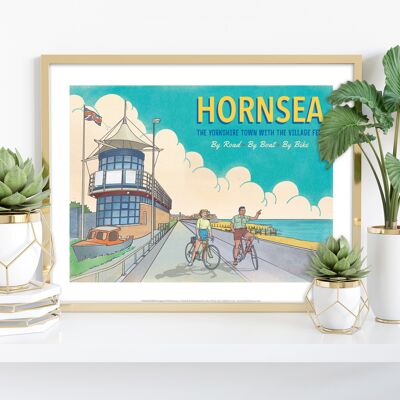 Hornsea, la città dello Yorkshire - 11 x 14" stampa d'arte premium