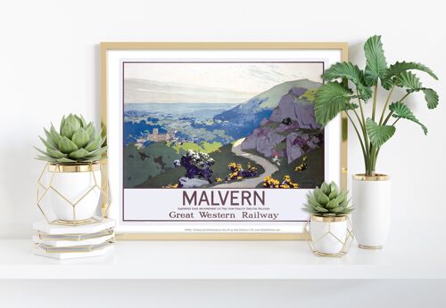 Malvern, Great Western Railway - 11X14” Premium Art Print