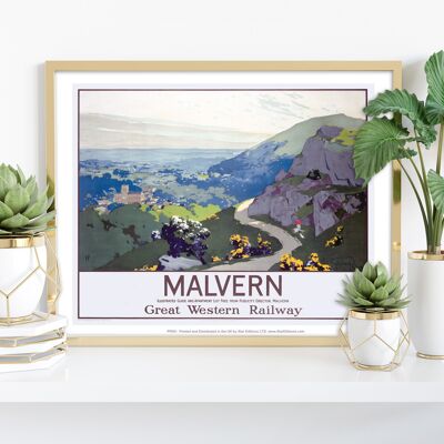 Malvern, Great Western Railway - Stampa d'arte premium 11 x 14".