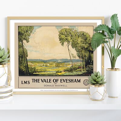 The Vale Of Evesham - By Donald Maxwell - Premium Art Print