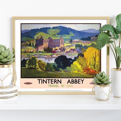 Abadía de Tintern - Impresión de arte premium de 11X14"