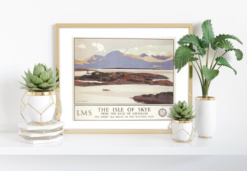 The Isle Of Skye, From The Kyle Of Lochalsh - Art Print