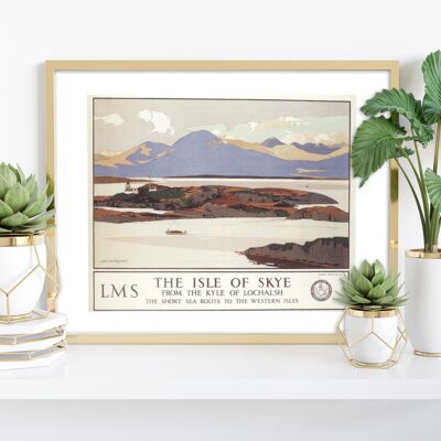 L'île de Skye, du Kyle Of Lochalsh - Impression artistique