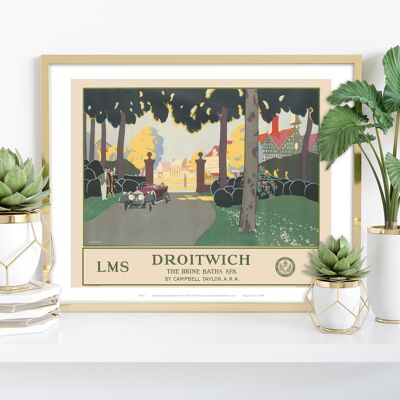 Droitwich, Spa con bagni di salamoia naturale - Stampa artistica premium