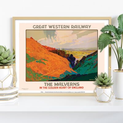 The Malverns, In The Golder Heart Of England - Art Print