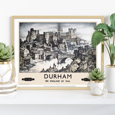 Durham – Premium-Kunstdruck im Format 11 x 14 Zoll